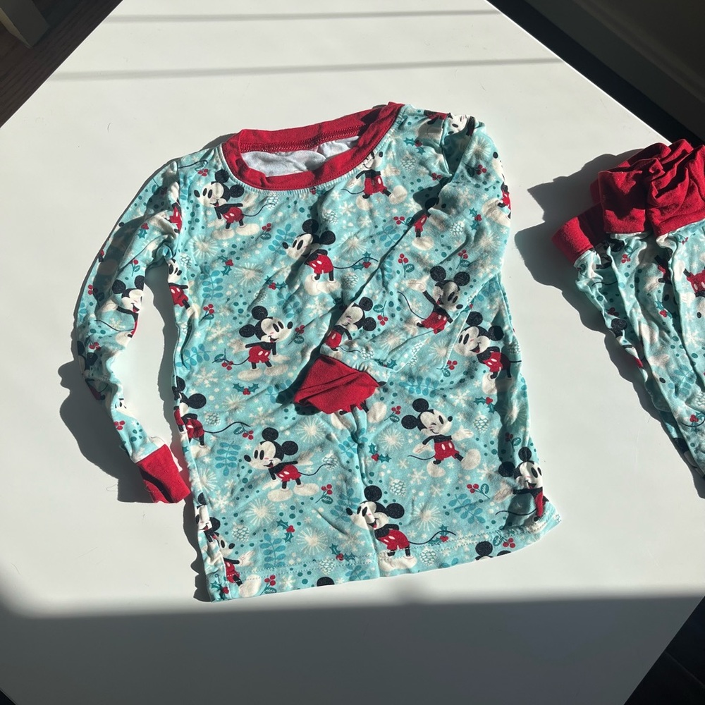Disney Mickey Mouse Kids Pajamas - Blue and Red